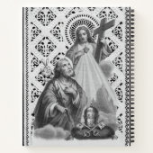 St. Joseph、Papal Symbols、およびSHJ (詳細、LT 02) ノートブック (裏面)