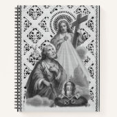 St. Joseph、Papal Symbols、およびSHJ (詳細、LT 02) ノートブック (正面)