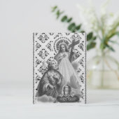 St. Joseph、Papal Symbols、およびSHJ (詳細、LT 02) ポストカード (スタンド正面)