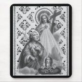St. Joseph、Papal Symbols、およびSHJ (詳細、LT 02) マウスパッド (正面)
