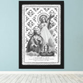 St. Joseph, Papal Symbols, and the SHJ (LT 02)缶 キャンバスプリント (インサイチュ (ウッドフロア))