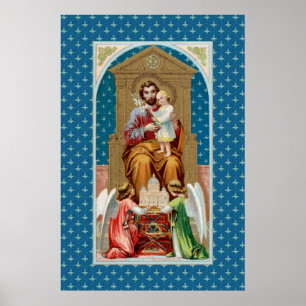 St Joseph, Toddler CC; Angels w/バチカン・モデル ポスター