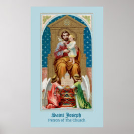 St Joseph, Toddler CC; Angels w/バチカン・モデル ポスター