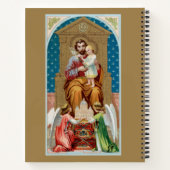 St. Joseph, Toddler CC, Angels with Vatican Model ノートブック (裏面)