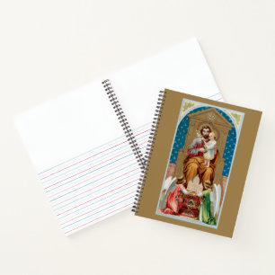 St. Joseph, Toddler CC, Angels with Vatican Model ノートブック