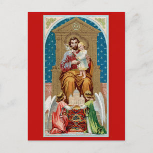 St. Joseph, Toddler CC, Angels with Vatican Model ポストカード