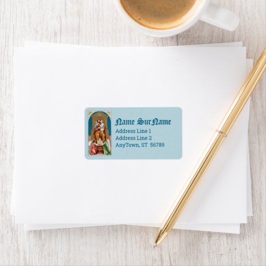 St. Joseph, Toddler CC, Angels with Vatican Model ラベル (インサイチュ)