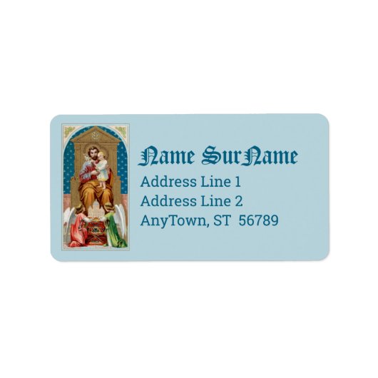 St. Joseph, Toddler CC, Angels with Vatican Model ラベル (正面)