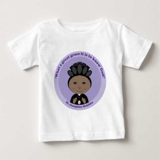 St. Josephine Bakhita ベビーTシャツ (正面)