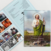 St Jude Spanish Funeral Programs, Folded Program プログラム