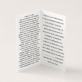 St. Jude Thaddaeus Prayer Card (内部)