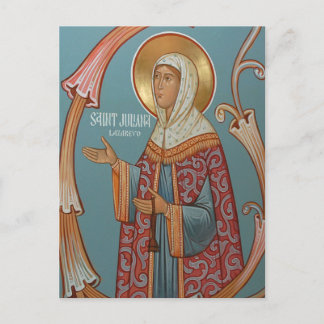 St. Juliana of Lazarevo Orthodox Christian Icon ポストカード