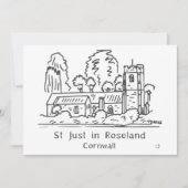 St Just in Roseland カード (正面)