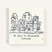 St Just in Roseland Churchゲストブック ノートブック (正面)