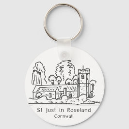 St Just in Roseland church keyring キーホルダー