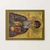 St. Justin Popovic Orthodox Christian Icon ジグソーパズル (横)
