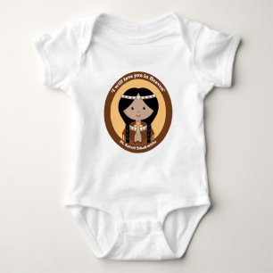 St. Kateri Tekakwitha ベビーボディスーツ