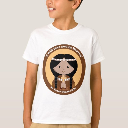 St. Kateri Tekakwitha Tシャツ (正面)