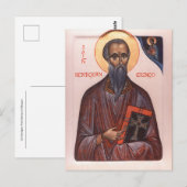 St. Kentigern First Bishop of Glasgow Icon         ポストカード (正面/裏面)