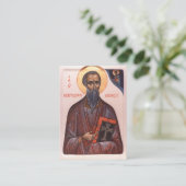 St. Kentigern First Bishop of Glasgow Prayer Card プレイスカード (スタンド正面)