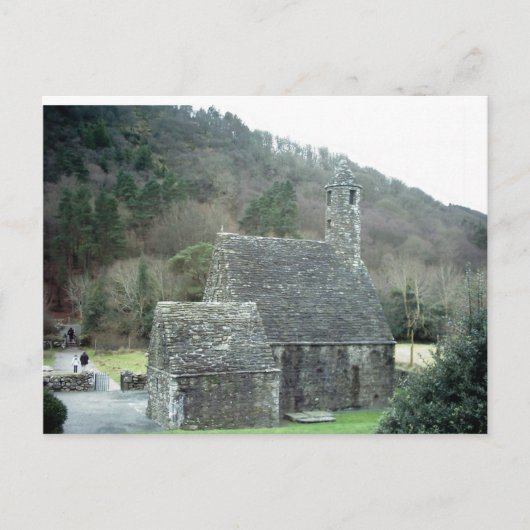 St.Kevins Church,Glendaugh,Co.Wicklow，アイルランド ポストカード (正面)
