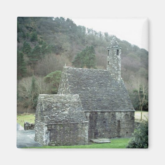 St.Kevins Church,Glendaugh,Co.Wicklow,アイルランド マグネット (正面)