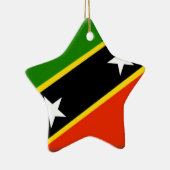 St. Kittsおよびネビス セラミックオーナメント (右)