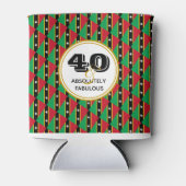 ST KITTS & NEVIS 40th Birthday豊かな生活 缶クーラー (正面)