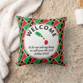 ST KITTS NEVIS Christian Welcome クッション (ブランケット)