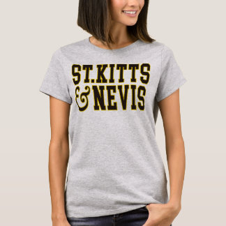 ST.KITTS & NEVIS – Vintage College Style Tシャツ