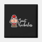 St. Knickerless Funny Mooning Santa Claus Christma マグネット (正面)