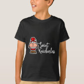 St. Knickerless Funny Mooning Santa Claus Christma Tシャツ (正面)
