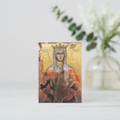 St. Kyriaki of Nicomedia Orthodox Prayer Card      プレイスカード (スタンド正面)