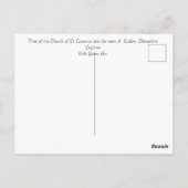 St Laurence's Church Ludlow ポストカード (裏面)