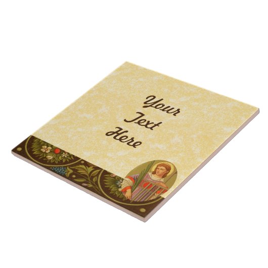 St. Lawrence of Rome (PM 04)DIYデザイン タイル (側面)