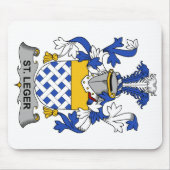 St. Legerの家紋 マウスパッド (正面)