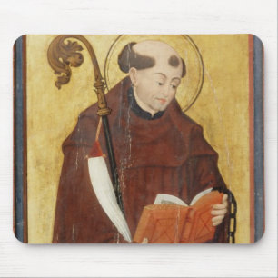St Leonard (金ゴールドによってひかれるパネル) (組の油の12 マウスパッド
