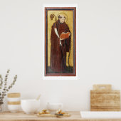 St. Leonard (金ゴールド地上盤の油) （ペア12） ポスター (キッチン)