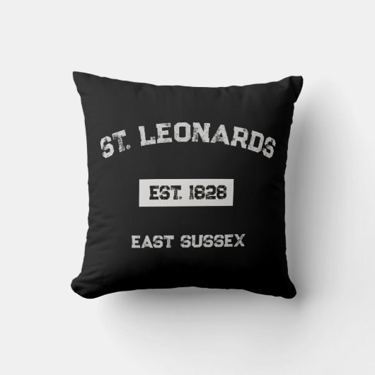 ST. Leonards on sea athletics style クッション (正面)