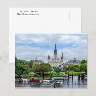 St Louis Cathedral from Artillery Parkはがき ポストカード