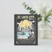 St. Louis City Missouri in the Gateway City ポストカード (スタンド正面)