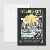 St. Louis City Missouri in the Gateway City ポストカード (正面/裏面)