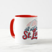 St. Louis Gateway Arch, Classic City Souvenir マグカップ (正面左)