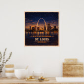 St. Louis Missouri Centennial ポスター (キッチン)