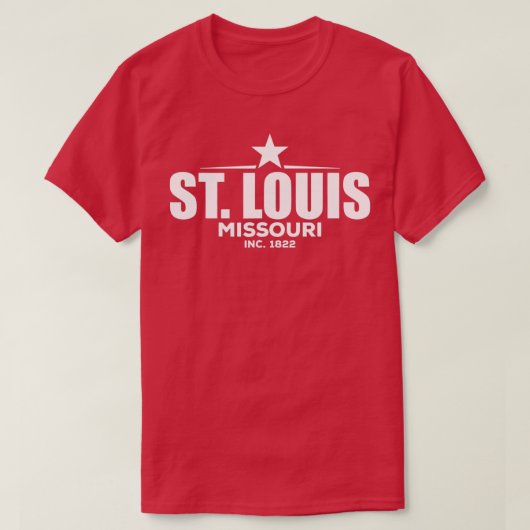St Louis Missouri  Tシャツ (デザイン正面)