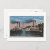 St. Louis, MO – ナチェズ&ロバートE.リーの見解 ポストカード (正面/裏面)