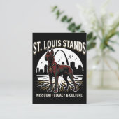 St. Louis Stands Great Dane Cultural Legacy Art ポストカード (スタンド正面)
