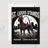 St. Louis Stands Great Dane Cultural Legacy Art ポストカード (正面/裏面)
