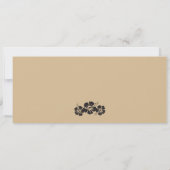 St Lucia Boarding Pass Save the Date Birthday セーブザデート (裏面)