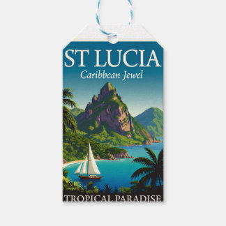 St Lucia Caribbean Jewel  ギフトタグ